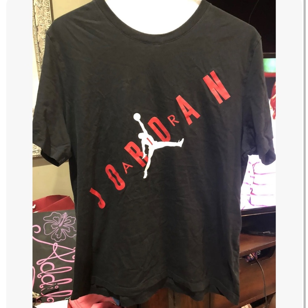 Nike Air Jordan Jump Man Graphic Tank Top Black/Red Size XL Men’s